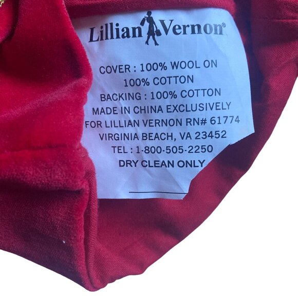 Vintage Needlepoint Christmas Stocking Yellow Lab Doodle Dog Monogram Max - Picture 6 of 7